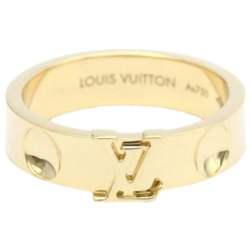Pre-owned Louis Vuitton Empreinte Yellow Gold Ring