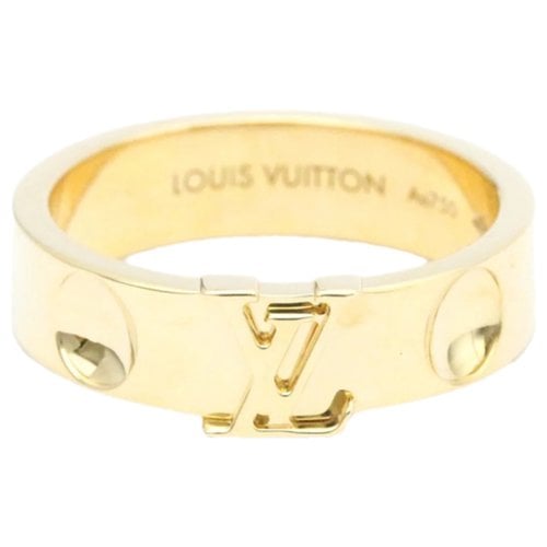 Pre-owned Louis Vuitton Empreinte Yellow Gold Ring