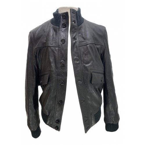 Pre-owned Tom Ford Leather Jacket In Black