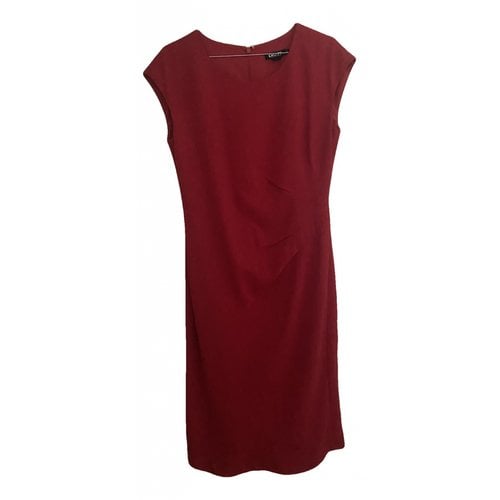 Pre-owned Dkny Dress In Red