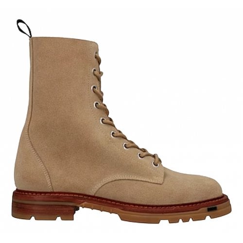 Pre-owned Dior Boots In Beige