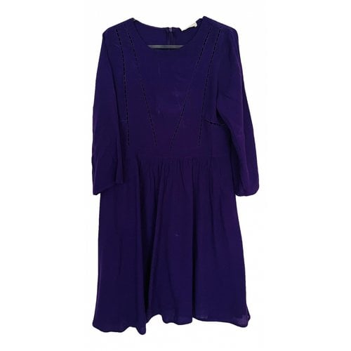 Pre-owned Ba&sh Mid-length Dress In Purple