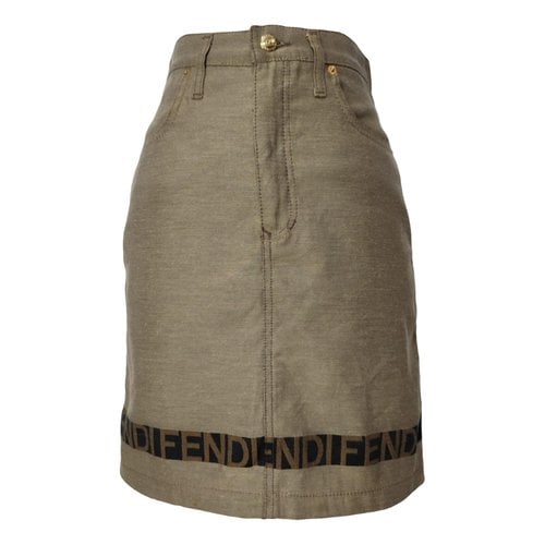 Pre-owned Fendi Mid-length Skirt In Other