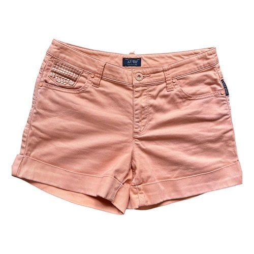 Pre-owned Armani Jeans Shorts In Orange