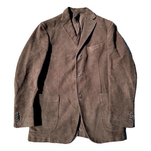 Pre-owned Boglioli Jacket In Brown