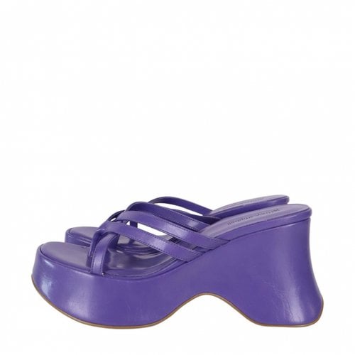 Pre-owned Jeffrey Campbell Leather Sandal In Purple