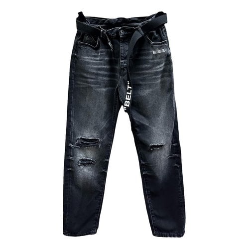 Pre-owned Off-white Slim Jean In Black
