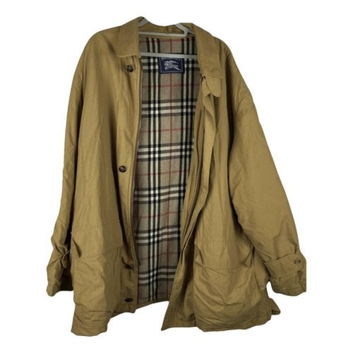 Pre-owned Burberry Cloth Parka In Brown