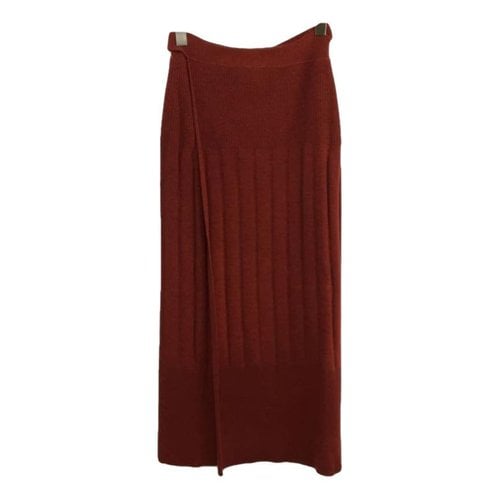 Pre-owned Kenzo Wool Maxi Skirt In Other