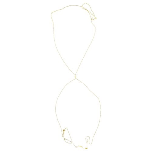 Pre-owned Jacquie Aiche Yellow Gold Necklace