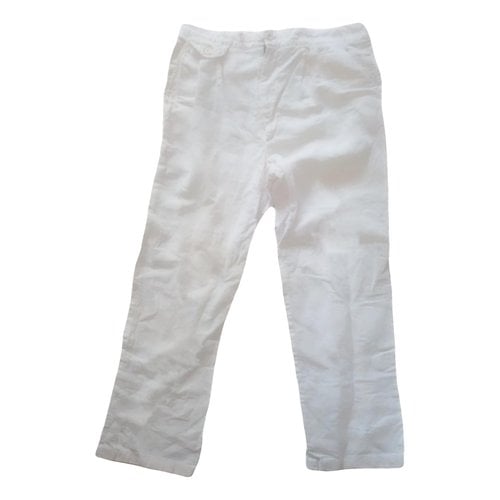 Pre-owned Casablanca Linen Chino Pants In Beige