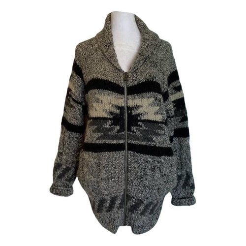 Pre-owned Isabel Marant Étoile Wool Cardi Coat In Grey