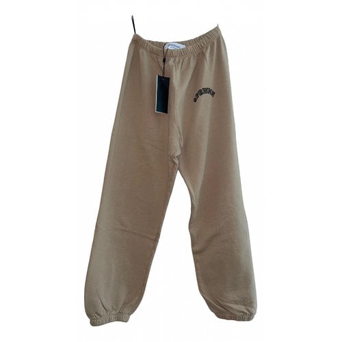Pre-owned Sprwmn Trousers In Khaki