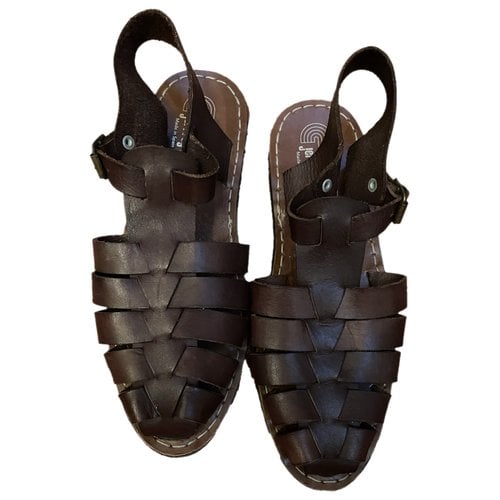 Pre-owned Jeffrey Campbell Leather Sandals In Brown
