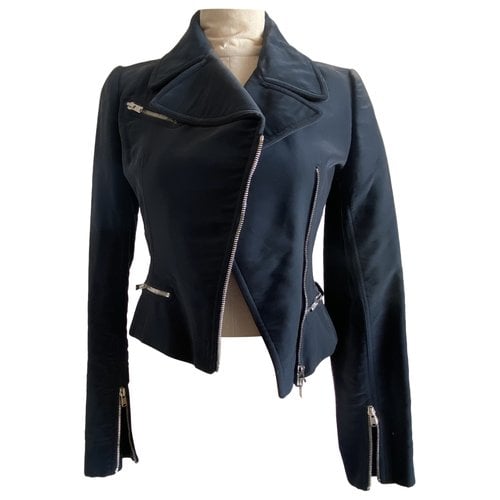 Pre-owned Alaïa Velvet Jacket In Blue