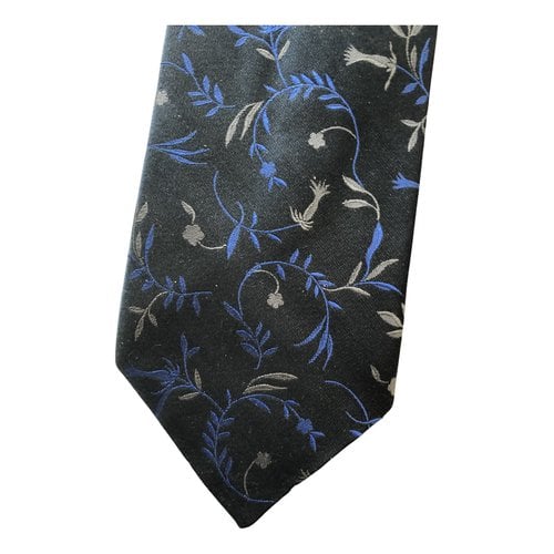 Pre-owned Daniel Hechter Silk Tie In Blue
