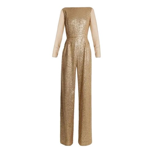 Pre-owned Loris Azzaro Jumpsuit In Gold