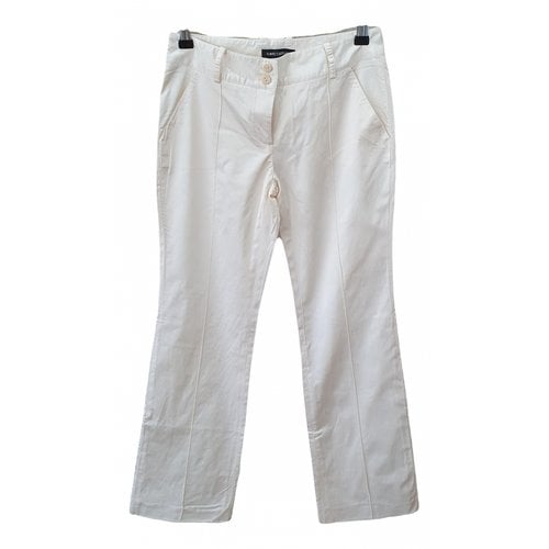Pre-owned Flavio Castellani Trousers In White