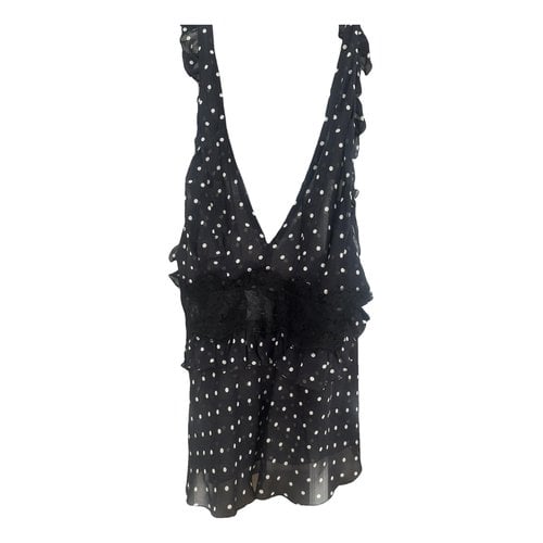 Pre-owned Dolce & Gabbana Lace Camisole In Black
