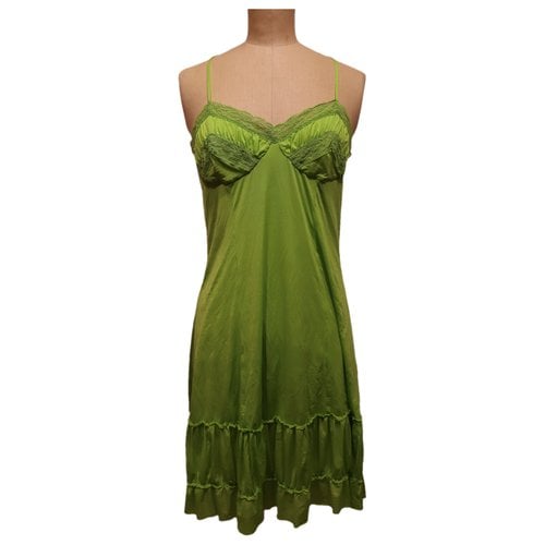 Pre-owned Jean Paul Gaultier Mini Dress In Green