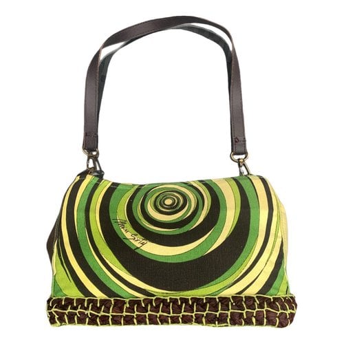 Pre-owned Miss Sixty Cloth Handbag In Green