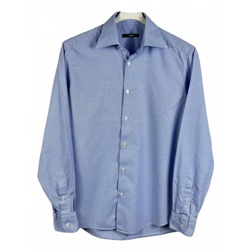 Pre-owned Z Zegna Shirt In Blue