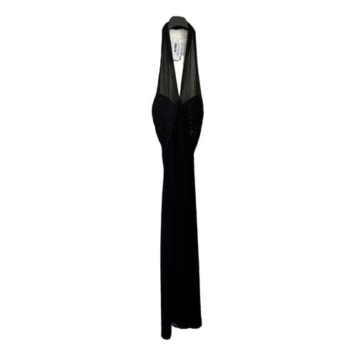 Pre-owned La Perla Silk Maxi Dress In Black