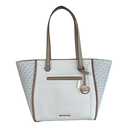 Pre-owned Michael Kors Leather Tote In Multicolour