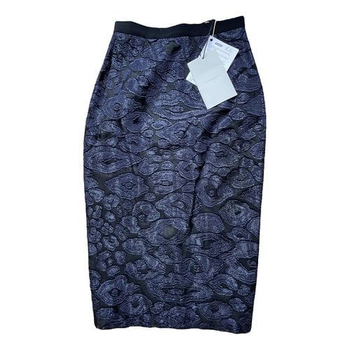Pre-owned Roland Mouret Skirt Suit In Navy