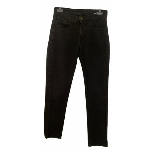 Pre-owned Merci Slim Jeans In Black