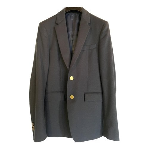 Pre-owned Mauro Grifoni Wool Jacket In Blue