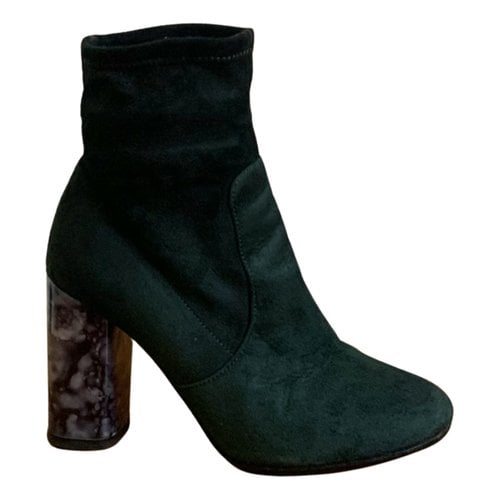Pre-owned Carven Boots In Green