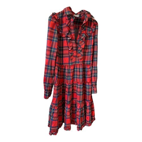 Pre-owned Burberry Mid-length Dress In Red