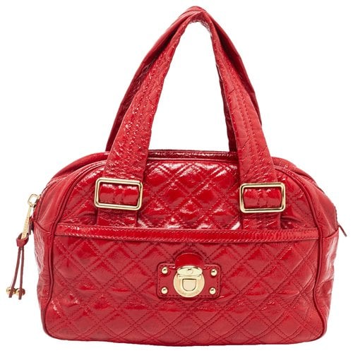 Pre-owned Marc Jacobs Patent Leather Satchel In Red