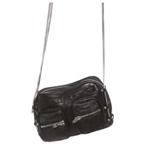 Pre-owned Alexander Wang Brenda Leather Handbag In Black