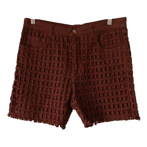Pre-owned Isabel Marant Shorts In Burgundy