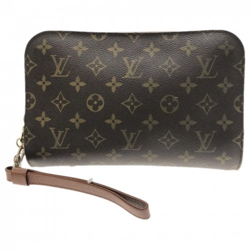 Pre-owned Louis Vuitton Orsay Clutch Bag In Brown