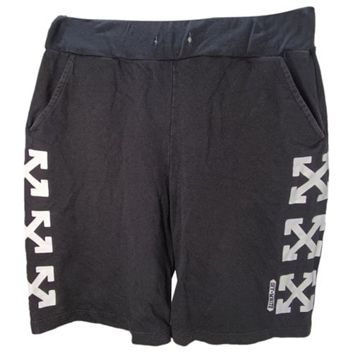 Pre-owned Off-white Short In Black