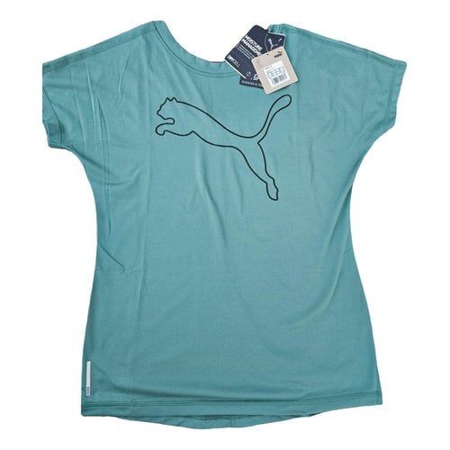 Pre-owned Puma T-shirt In Green