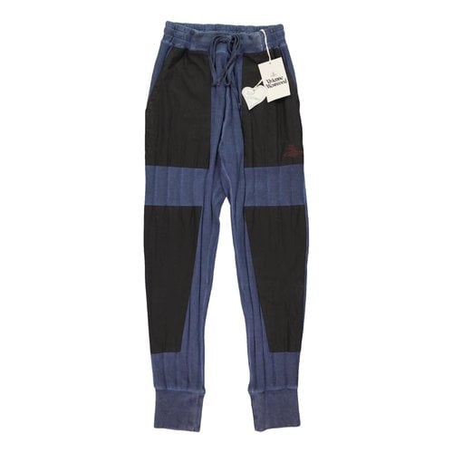 Pre-owned Vivienne Westwood Trousers In Blue