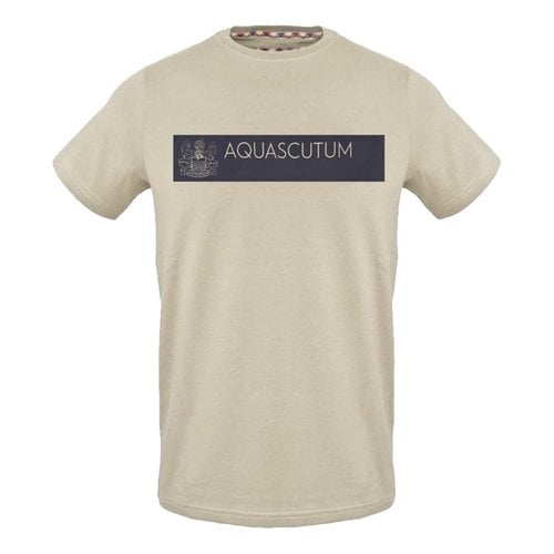 Pre-owned Aquascutum T-shirt In Brown