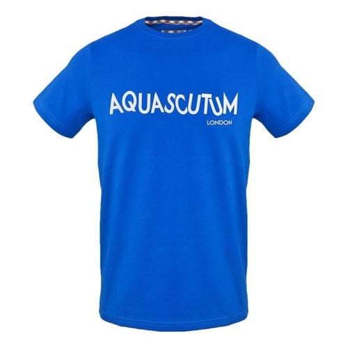 Pre-owned Aquascutum T-shirt In Blue
