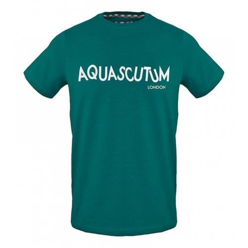 Pre-owned Aquascutum T-shirt In Green