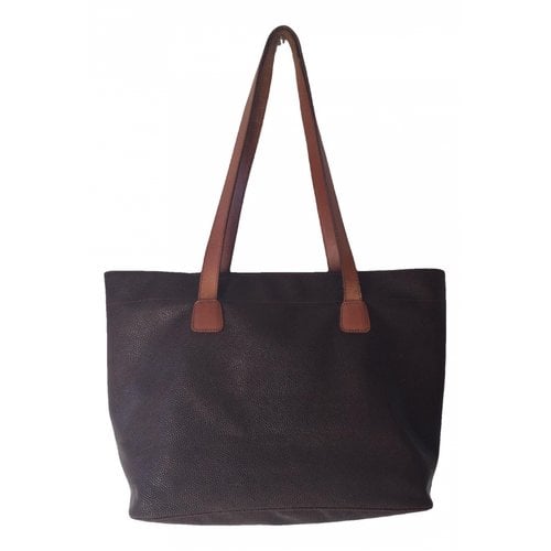 Pre-owned Herve Chapelier Handbag In Brown
