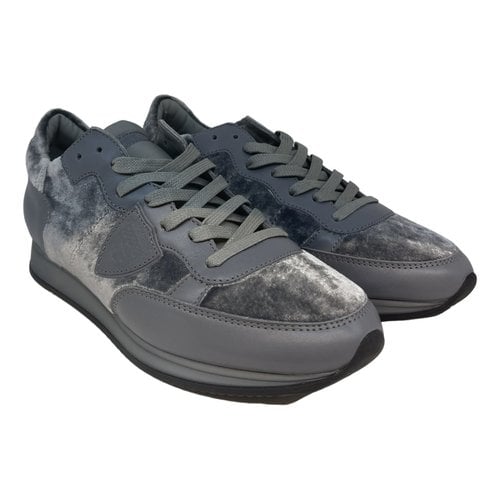 Pre-owned Philippe Model Trainers In Grey