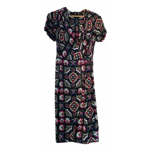Pre-owned Shanghai Tang Silk Mid-length Dress In Multicolour