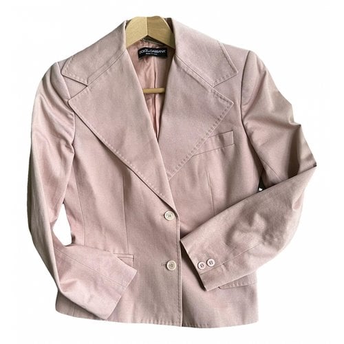 Pre-owned Dolce & Gabbana Blazer In Pink