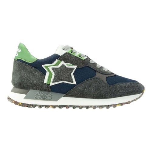 Pre-owned Atlantic Stars Low Trainers In Grey