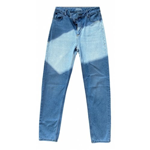 Pre-owned Sandro Slim Jeans In Blue