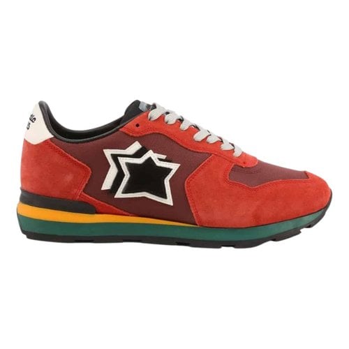 Pre-owned Atlantic Stars Low Trainers In Red